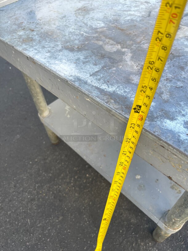 Commercial Heavy Duty Equipment Stand NSF With Bottom Shelf - Image 7 of 7