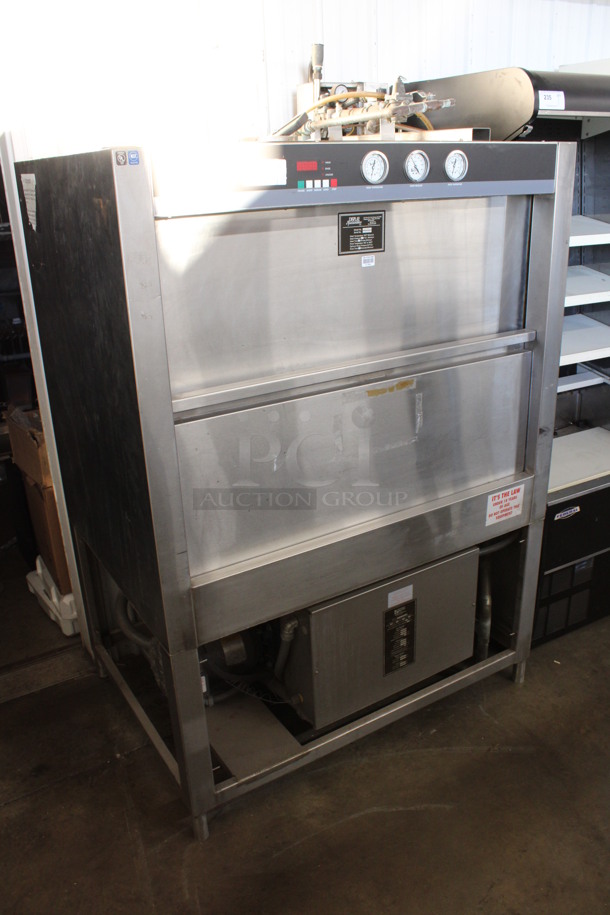 Douglas Model SD-20-E-208/3 Stainless Steel Commercial Pot and Pan Washer. 208 Volts, 3 Phase. 50x36x80