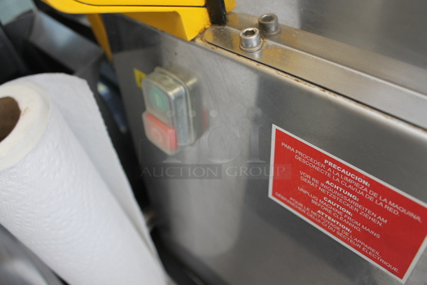 2017 Zumex Speed Pro Tank Podium Stainless Steel Commercial Floor Style Citrus Juicer on Commercial Casters. 115 Volts, 1 Phase. Tested and Working! - Image 7 of 8