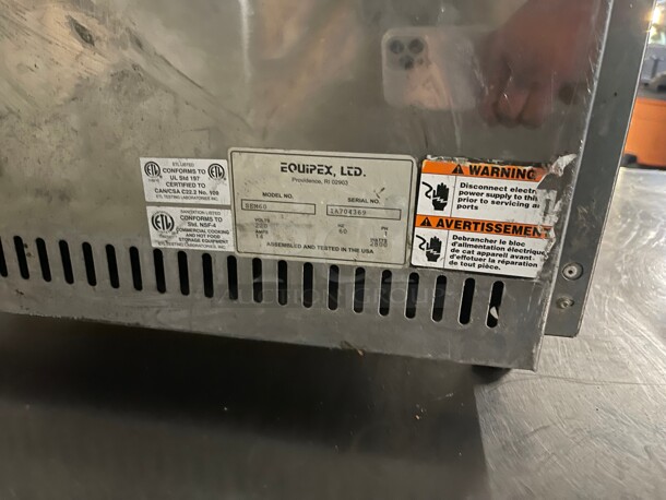 Nice! Equipex SEM-60VC 24 Inch Electric Salamander Broiler, 208v/1ph Tested and Working! - Image 5 of 10