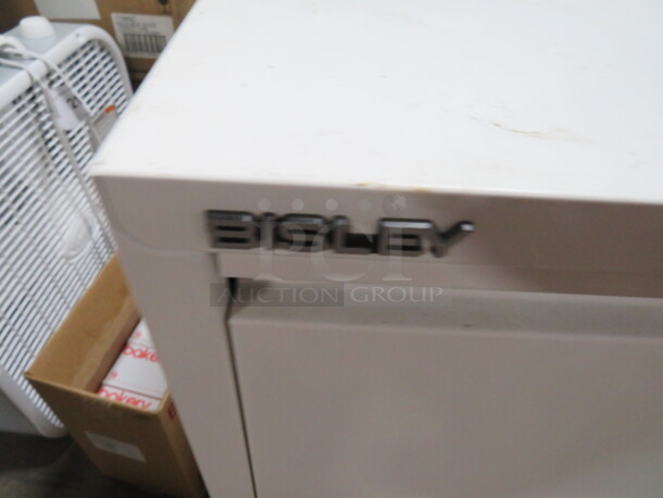 One Bisley 2 Door Metal Filing Cabinet With Keys. 16X16X29 - Image 4 of 4