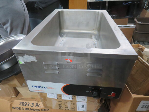 One Nemco Food Warmer. Model# 6055A. 120 Volt. 14.5X22.5X9