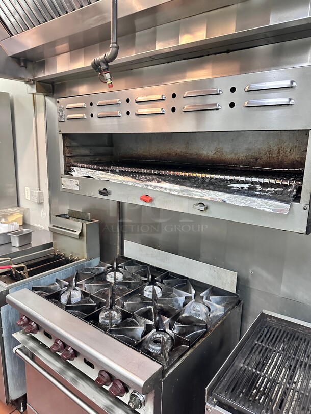 Working! Wolf CMSS-48 48 inch Gas Cheese Melter Broiler w/ Infrared Burner, Stainless, Natural Gas NSF Tested and Working! - Image 7 of 7