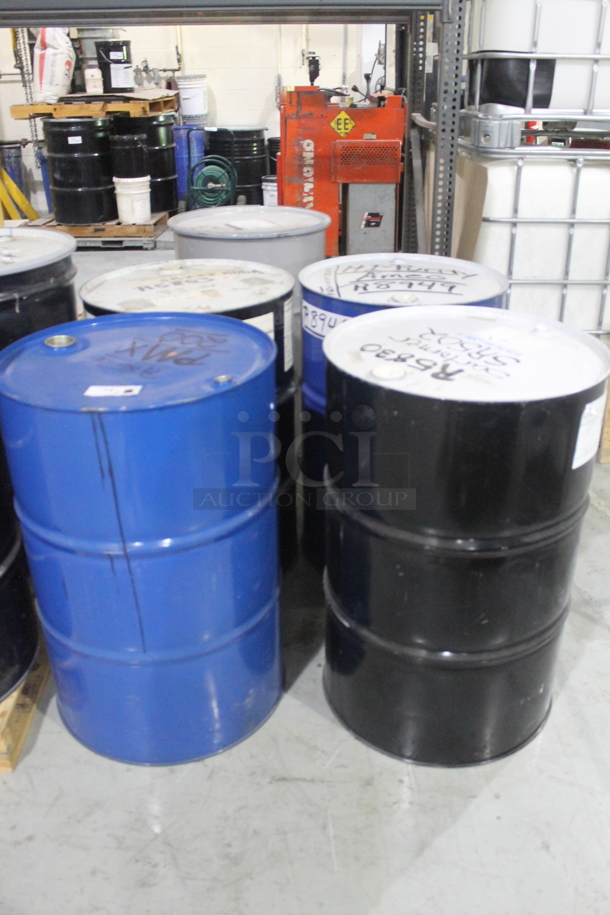ALL ONE MONEY! Lot of 5 Metal Barrels' 2 Sartomer, Hi Purity Ameo, Royalsil Hi Purity Ameo, Xiameter PMX-20. BUYER MUST REMOVE.  - Image 1 of 9