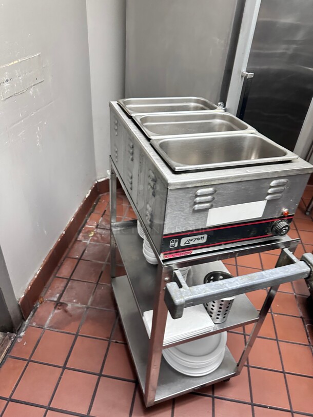 Working! APW W-3VI Countertop Food Warmer - Wet w/ (1) Full Size Pan Wells, 120v NSF Tested and Working! - Image 2 of 9