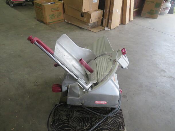 One Berkel 12 Inch Deli Slicer. Model# 827A-Plus. 115 Volt. - Image 4 of 4