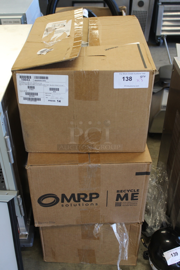 ALL ONE MONEY! Lot of 3 BRAND NEW Boxes of Lids. - Image 2 of 2