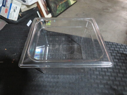1/6 Size 4 Inch Deep Food Storage Container. 2XBID