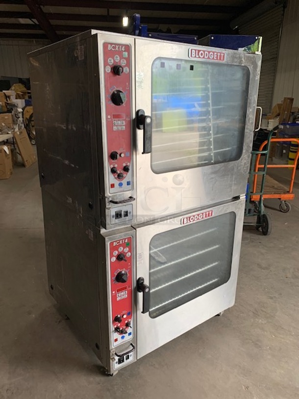 NICE!!! WORKING Blodgett Electric Combi Oven. #BCX14E. 208 Volt 3 Phase. 40X42X35.5. 40X42X71. $58,794.00. 2XBID! You Will Get 2 Ovens That  Make 1 Unit! - Image 4 of 5