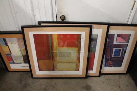 5 Various Framed Pictures. Includes 34x1x44. 5 Times Your Bid!