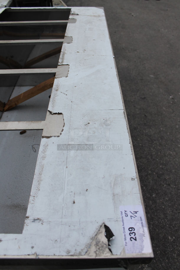 BRAND NEW SCRATCH AND DENT! Stainless Steel Commercial Counter w/ 2 Lower Doors.  - Image 4 of 6