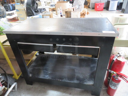 One Work Table With 2 Drawers. 46X24.5X36.5