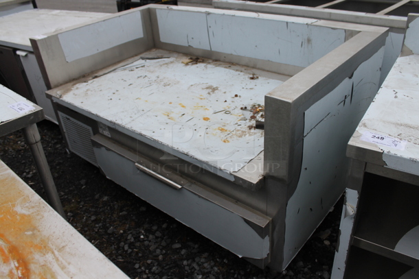 BRAND NEW SCRATCH AND DENT! CustomCool Stainless Steel Commercial Single Door Chef Base. Does Not Come w/ Remote Compressor. - Image 1 of 6