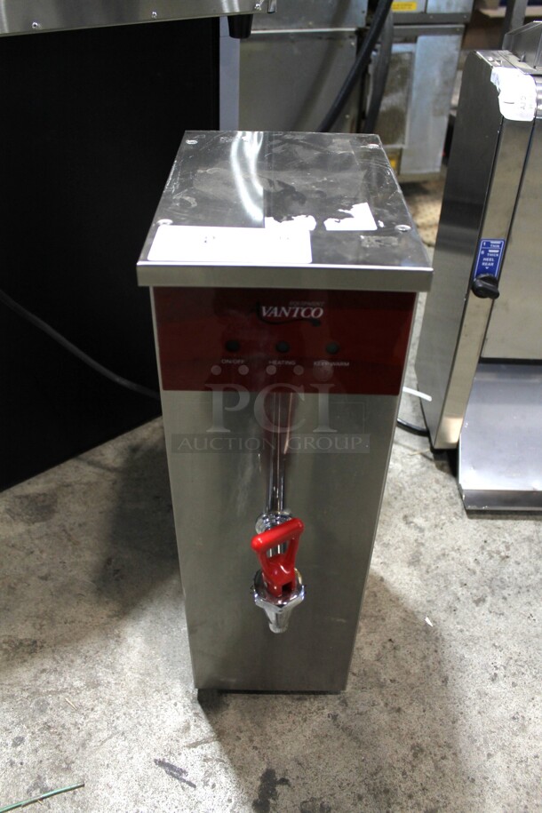 Avantco 177HWDA2 Stainless Steel Commercial Countertop 2 Gallon Hot Water Dispenser. 120 Volts, 1 Phase. 