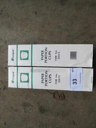 Portion Cups. 2XBID