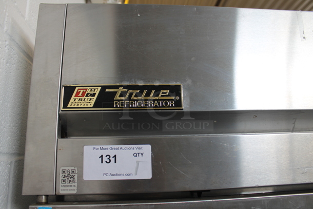 2013 True TG2R-2S ENERGY STAR Stainless Steel Commercial 2 Door Reach In Cooler w/ Poly Coated Racks and Commercial Casters. 115 Volts, 1 Phase. Tested and Working! - Image 2 of 7