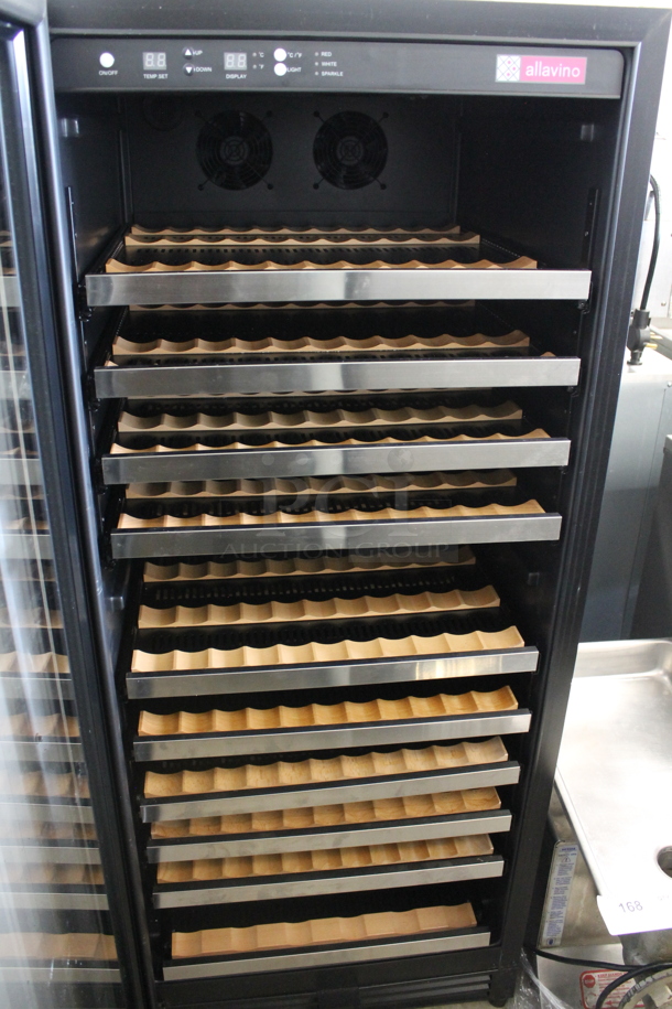 Allavino VSWR12B-1SL20 Metal Commercial Single Door Reach In Wine Chiller Merchandiser. 115 Volts, 1 Phase. Tested and Powers On But Does Not Get Cold - Image 6 of 8