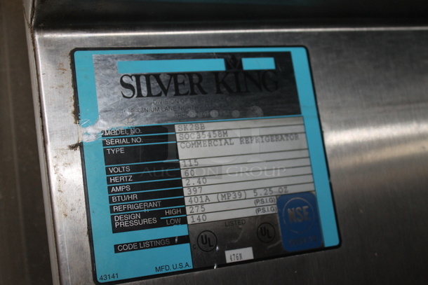 Silver King SK2SB Stainless Steel Commercial Countertop Lettuce Crisper. 115 Volts, 1 Phase. Tested and Powers On But Does Not Get Cold - Image 12 of 12