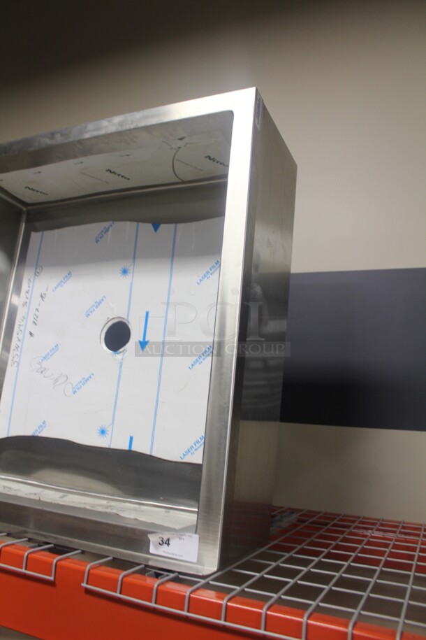 NEW! Commercial Stainless Steel Drop In Ice Well. 40x40x17.  - Image 2 of 2