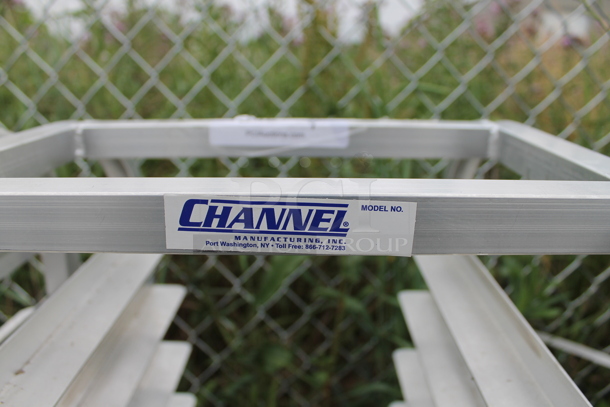 BRAND NEW SCRATCH AND DENT! Channel Metal Commercial Pan Transport Rack on Commercial Casters. - Image 2 of 6