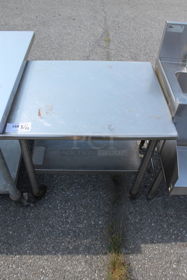 Stainless Steel Commercial Equipment Stand w/ Under Shelf on Commercial Casters. - Image 1 of 2