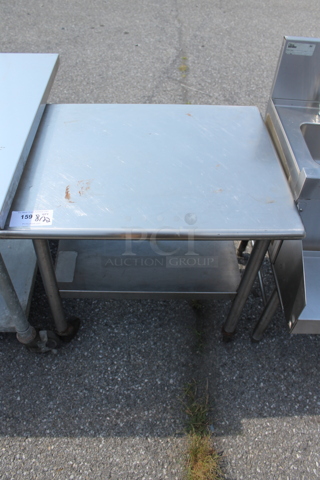 Stainless Steel Commercial Equipment Stand w/ Under Shelf on Commercial Casters.
