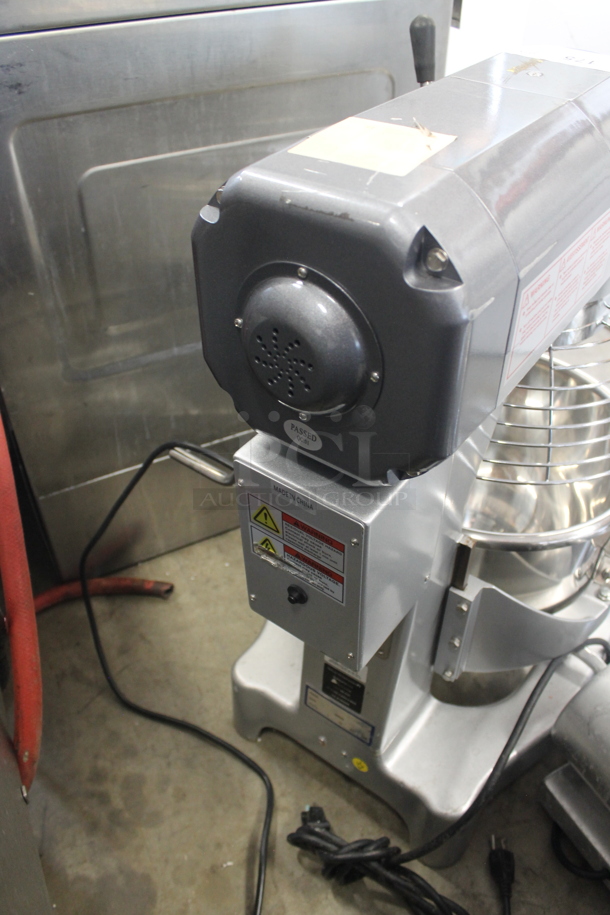 2021 General GEM120 Metal Commercial Countertop 20 Quart Planetary Dough Mixer w/ Stainless Steel Mixing Bowl, Bowl Guard, Whisk, Paddle and Dough Hook Attachments. 110 Volts, 1 Phase. Tested and Working! - Image 9 of 10