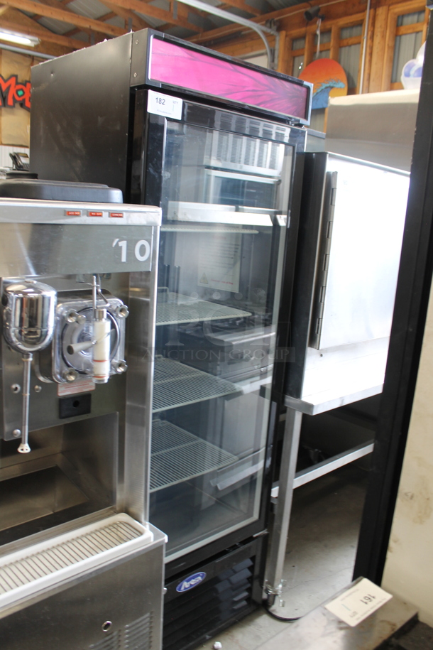 2020 Atosa MCF8725GR Metal Commercial Single Door Reach In Cooler Merchandiser w/ Poly Coated Racks. 115 Volts, 1 Phase. Tested and Powers On But Does Not Get Cold - Image 1 of 7