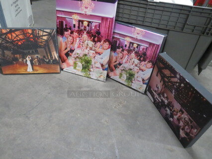 Assorted Canvas Pictures. 4XBID