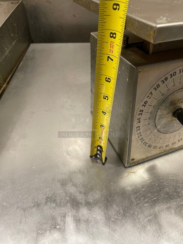Working! Edlund RsD-2 Commercial Rotating Scale 32 oz x 1/4 oz, Dial Type, w/ Air Dashpot NSF Tested and Working! 8x8x9 - Image 7 of 7
