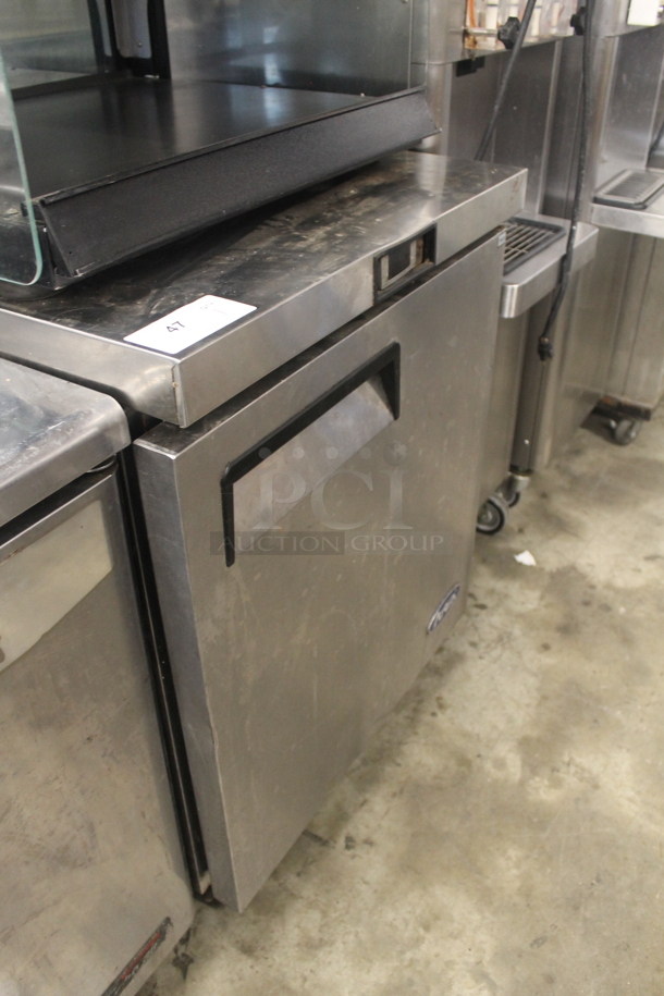 2015 Atosa MGF8405 Stainless Steel Commercial Single Door Undercounter Cooler on Commercial Casters. 115 Volts, 1 Phase. Tested and Working! - Image 2 of 6