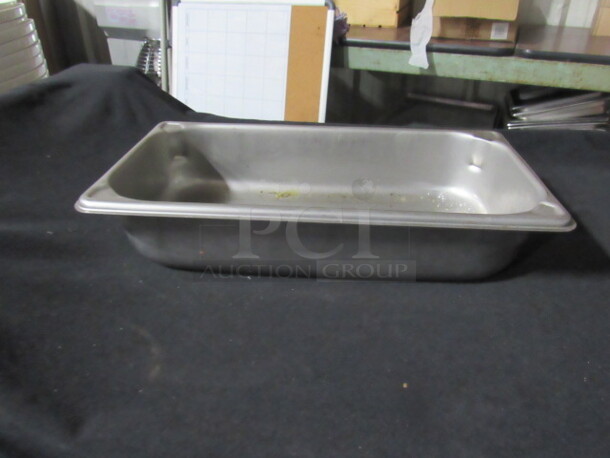 1/3 Size Long 2.5 Inch Deep  Hotel Pan. 2XBID. 