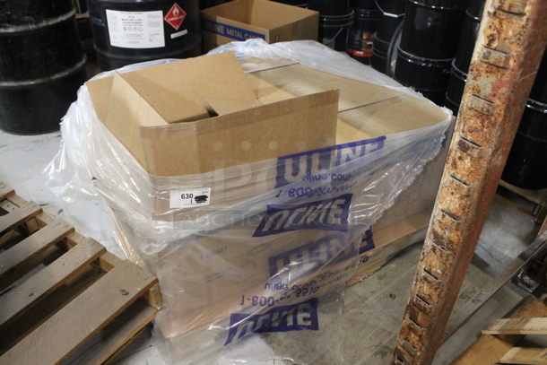 ALL ONE MONEY! PALLET LOT of BRAND NEW Uline Metal Tins. No Lids. BUYER MUST REMOVE. - Image 1 of 2