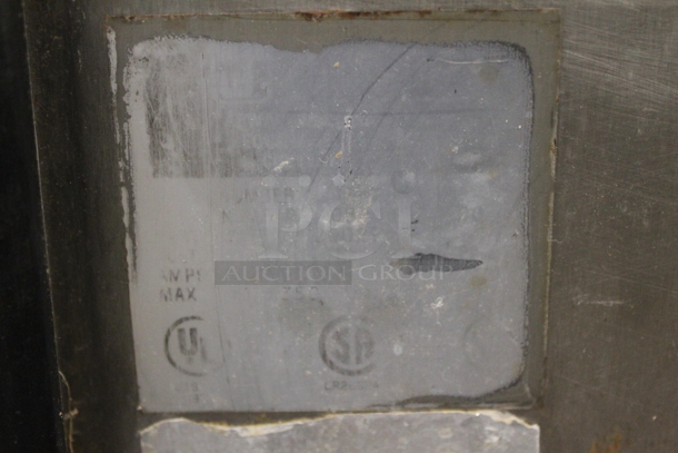 APW Wyott Stainless Steel Commercial 2 Well Plate Return on Commercial Casters.  - Image 5 of 5