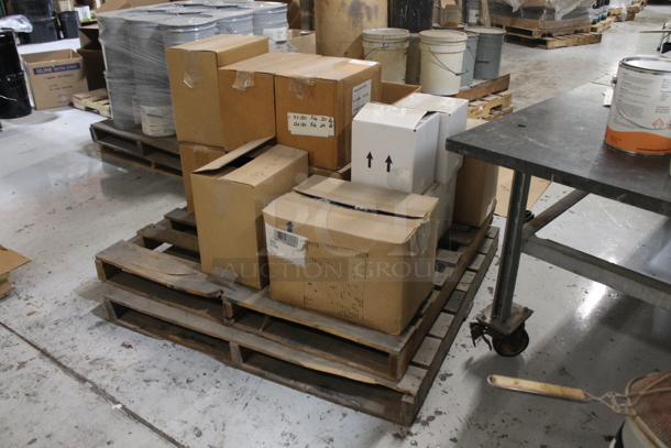 ALL ONE MONEY! PALLET LOT of Various Items Including Black Caps w/ Extra Pallet. BUYER MUST REMOVE. - Image 3 of 6