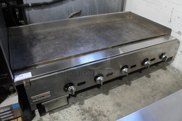 Precision Stainless Steel Commercial Countertop Natural Gas Powered Flat Top Griddle. - Image 1 of 4