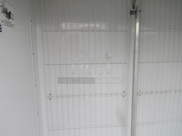 One 2 Door TRUE Freezer With 8 Racks. Model# GDM-49F. 115/208-230 Volt. 1 Phase. 54X30X78.5 Working Not Cold. - Image 3 of 3