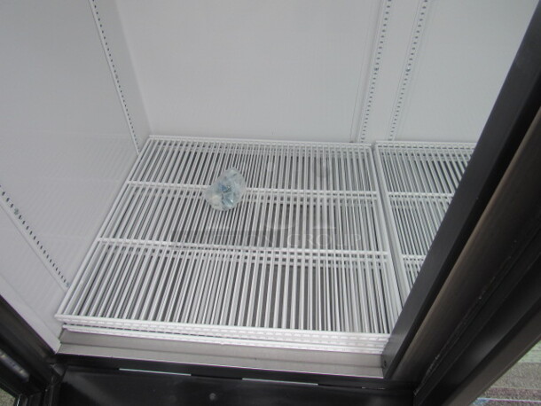 One TRUE 2 Door Glass Display Cooler With 8 Racks. 115 Volt. Model# GDM-49-HC-TSL01. 54X30X78.5. Working Not Cold. - Image 2 of 2
