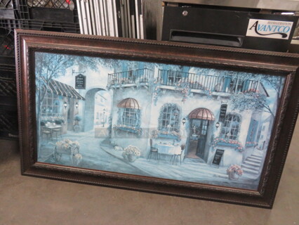 One 55X31 Framed  Picture.