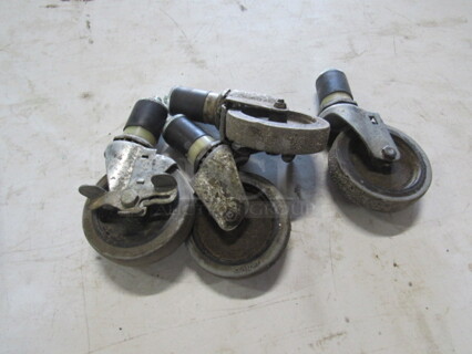 One Set Of 4 Casters.