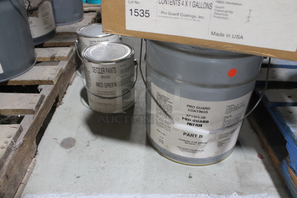 ALL ONE MONEY! TWO PALLET LOT of Various Items Including Flexible Epoxy Membrane Resin Part A and Pro Guard Pool Pro Black BUYER MUST REMOVE. - Image 6 of 6