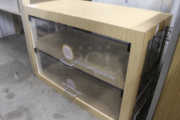 Wood Pattern 5 Tier Case w/ Poly Doors. - Image 3 of 3