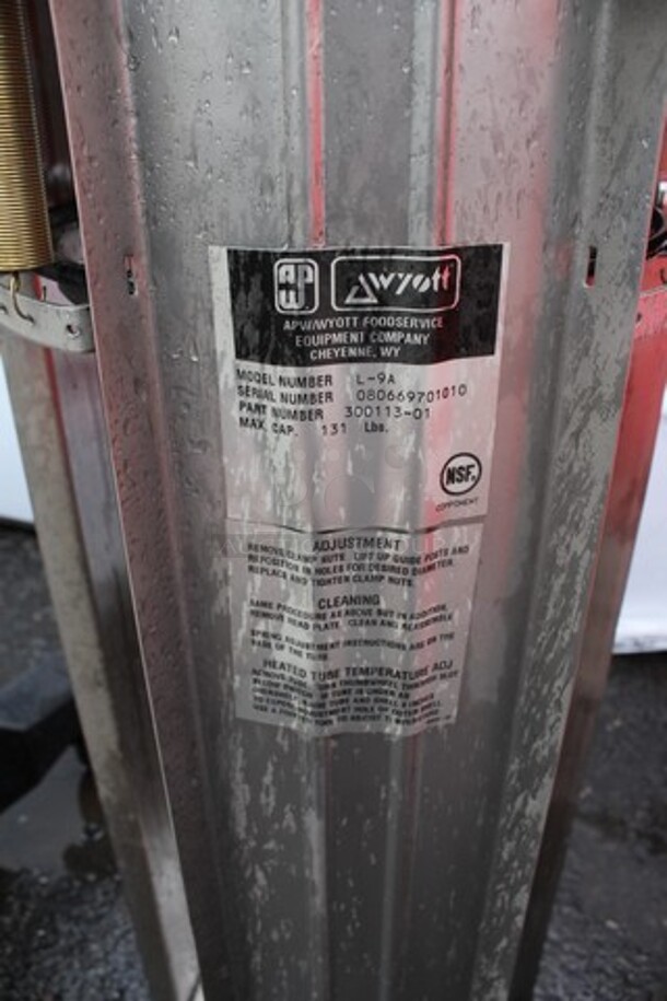 APW Wyott Stainless Steel Plate Dispenser.  - Image 3 of 3