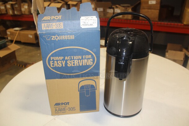 NEW IN BOX! Zojirushi Model AAWE-30S Air Pot. 