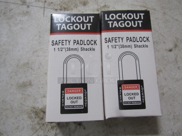 NEW Lockout/Tagout 1-1/2 Inch Safety Padlock. 2XBID - Image 1 of 1