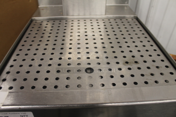 Glastender BDB-18 Stainless Steel Drain Board. No Legs. - Image 4 of 5