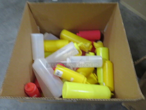 One Mega Lot Of Assorted Squeeze Bottles. 