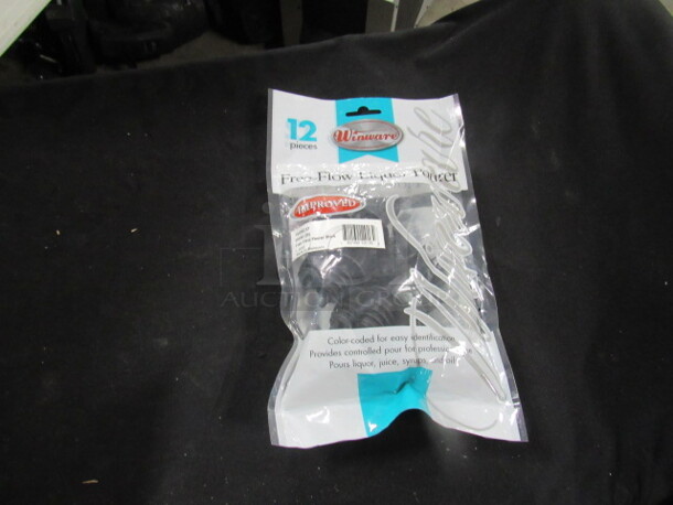 NEW 12 Pack Of Free Flow Liquor Pourer. 3XBID - Image 1 of 2