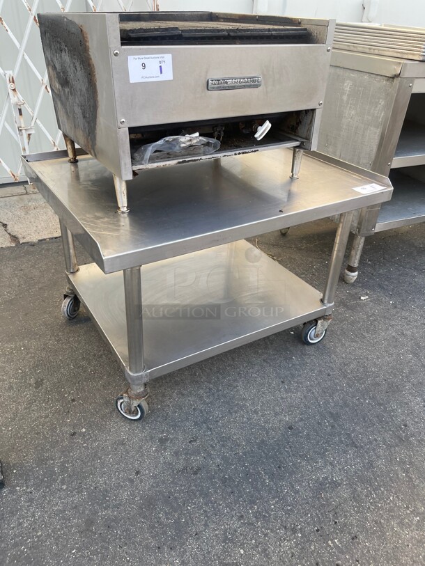 Clean! Commercial Heavy Duty Stainless Steel Equipment Stand On Casters - Image 3 of 9