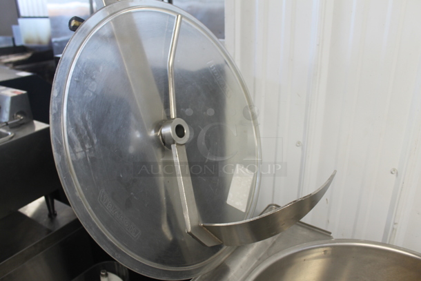 Hobart HCM450 Metal Commercial Floor Style Horizontal Cutter Mixer on Cart w/ Commercial Casters. 200 Volts, 3 Phase. - Image 7 of 7